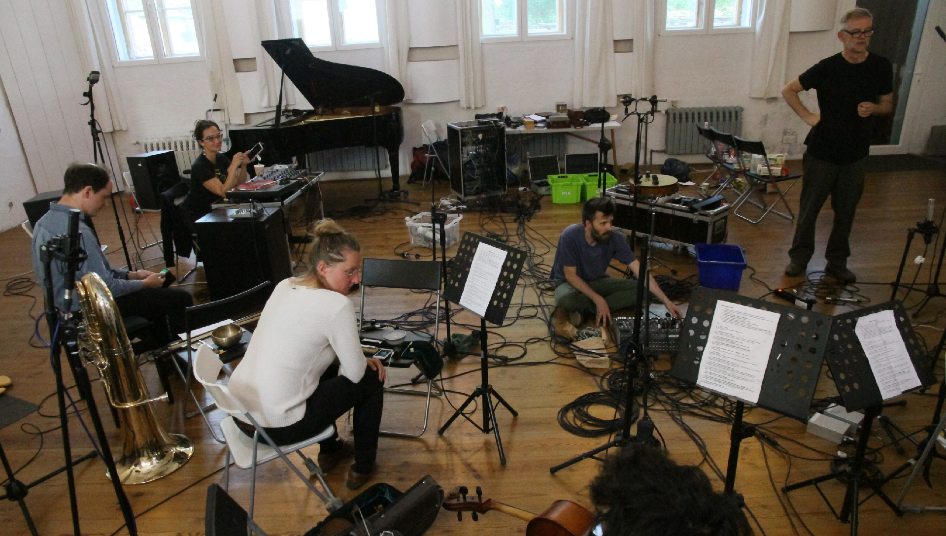 2019-07-08 Ame Zek's 'Unfinished sense of time' im Studio Börne45